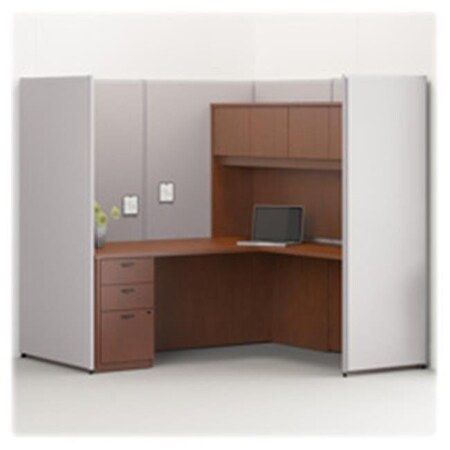 Hon Basyx Basyx BSXQC180GY Straight Connector- 180 Degree- Top And Bottom- Gray BSXQC180GY